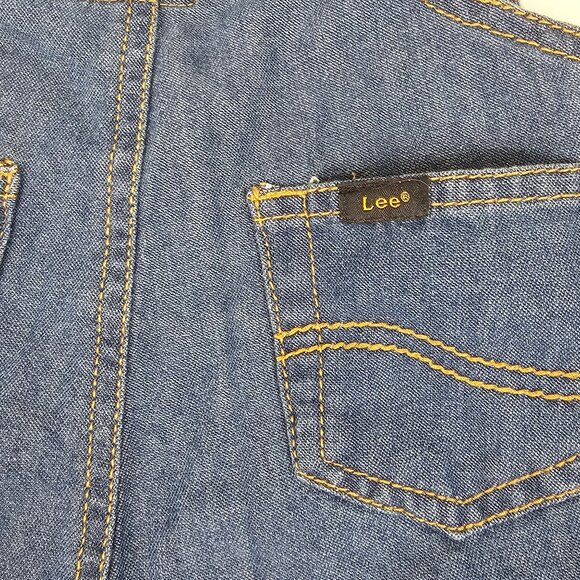 Babies 12M Blue Jean Western Farm Outdoor Cute One Piece Jumper Overalls LEE - Picture 13 of 16